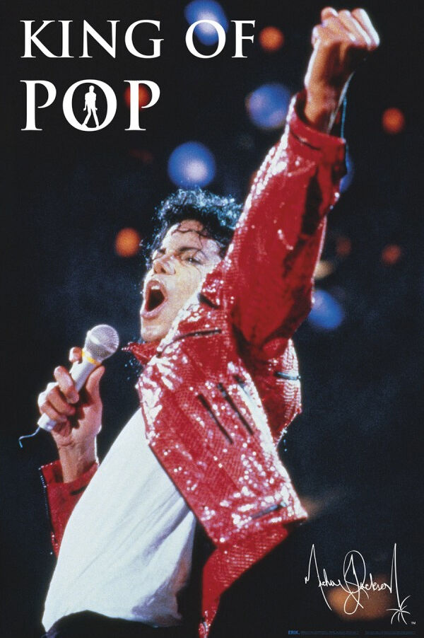 POSTER - KING OF POP - Red Jacket