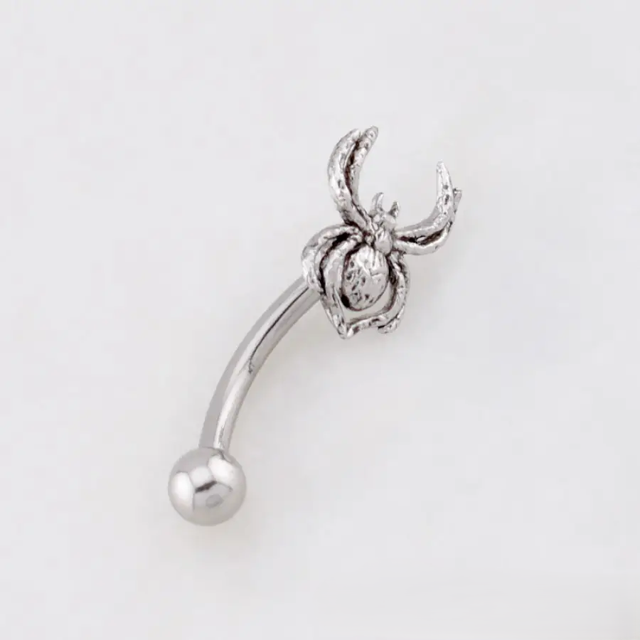 EYEBROW - 16G SPIDER - SILVER