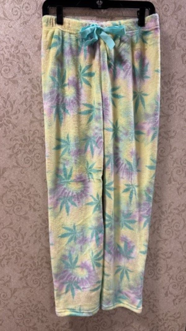 Lounge PANTS - LEAF MULTI