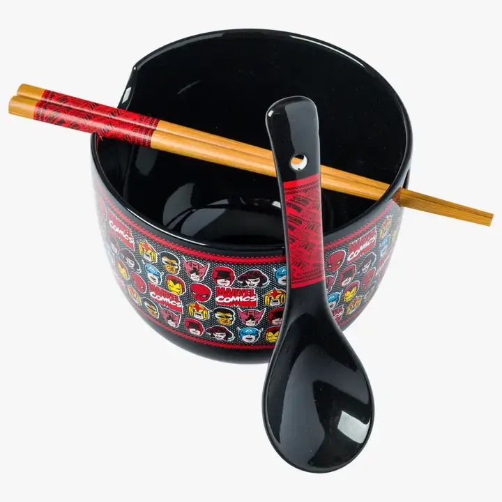 RAMEN BOWL - MARVEL HEADS - 20OZ