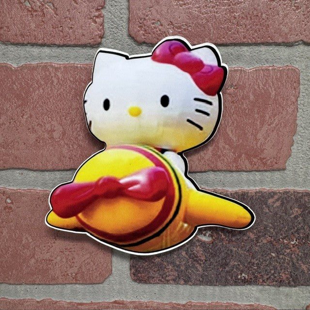 STICKER - HELLO KITTY PLANE
