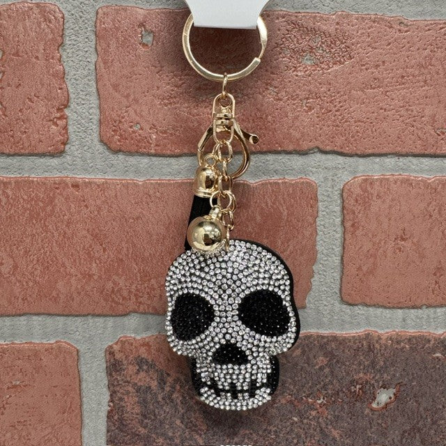 KEYCHAIN - BLING SKULL