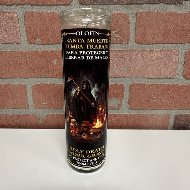 CANDLE - SANTA MUERTE WORK GRAVE