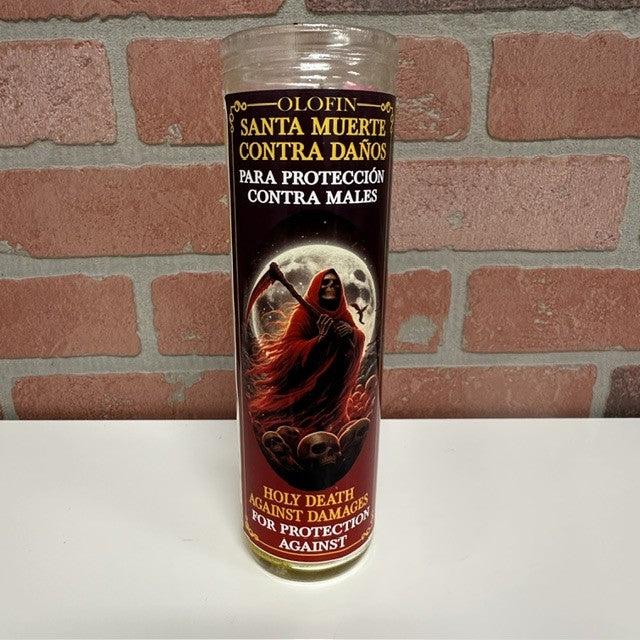 CANDLE - SANTA MUERTE DAMAGES