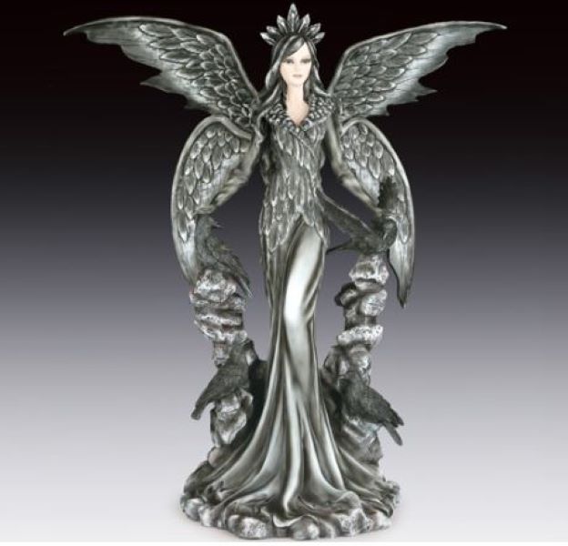 STATUE - FAIRY CROWS