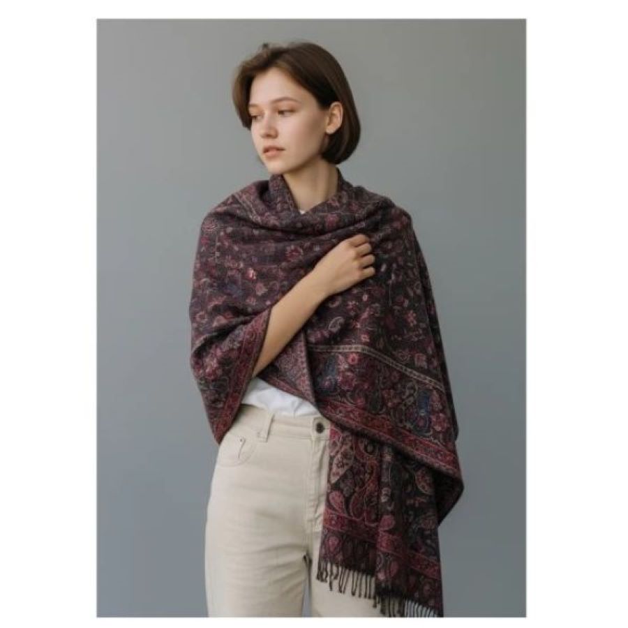 PASHMINA - PAISLEY CASHMERE FEEL