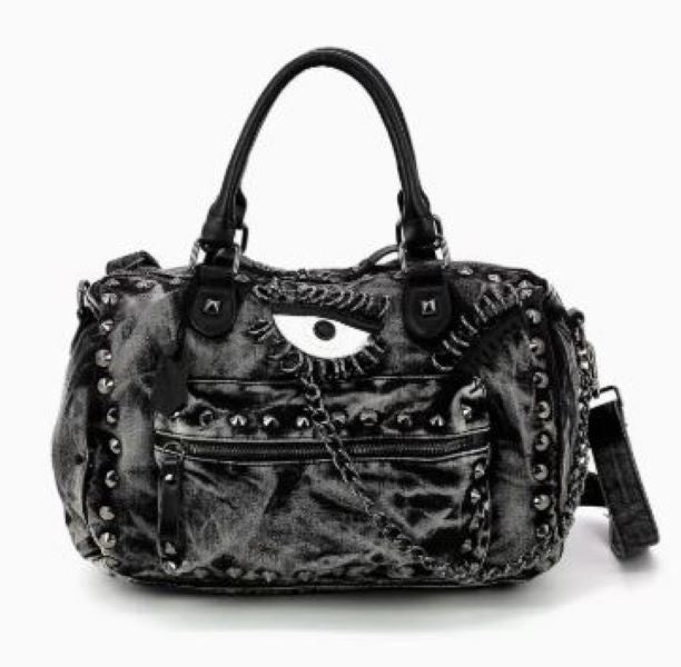 BAG - VINTAGE DENIM SATCHEL EYE