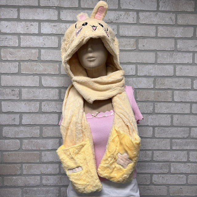 HAT - PLUSH CHIIKAWA - YELLOW