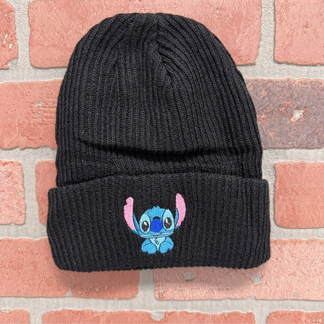 BEANIE - STITCH BLACK