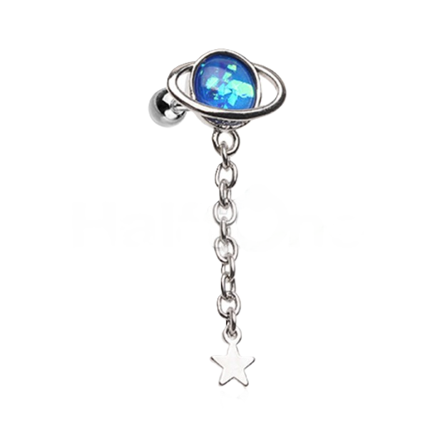 CARTILAGE - 18G PLANET OPAL