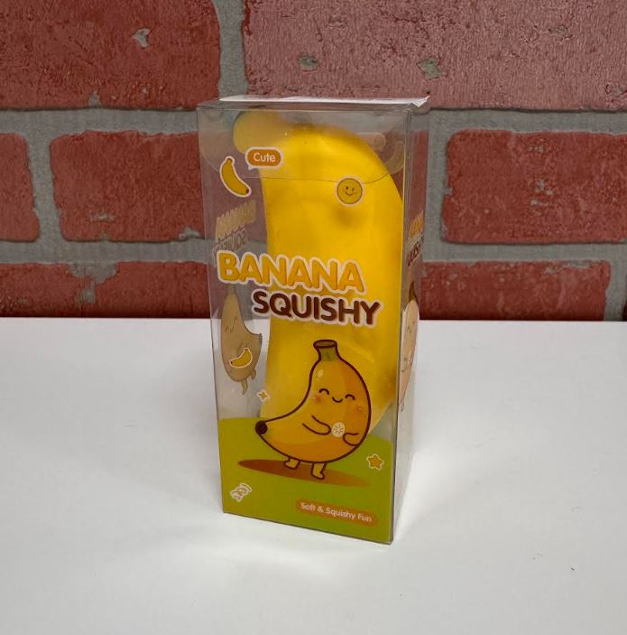 TOY - SQUISHY BANANA CLEAR CASE - hotRAGS.com