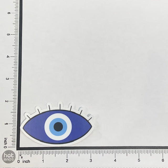 Sticker - Evil Eye - Blue-hotRAGS.com