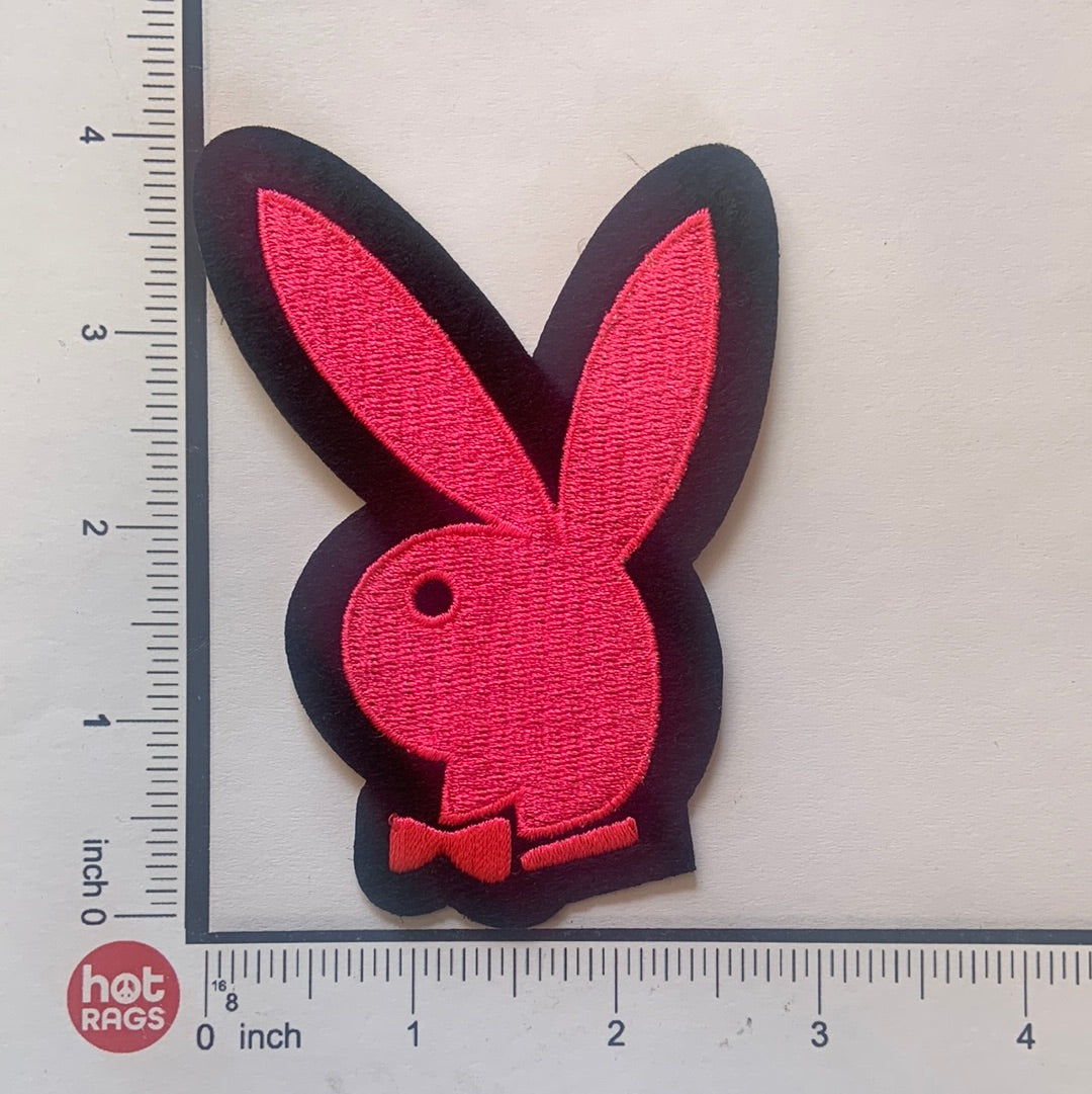 Playboy Bunny Neon Pink Patch-hotRAGS.com