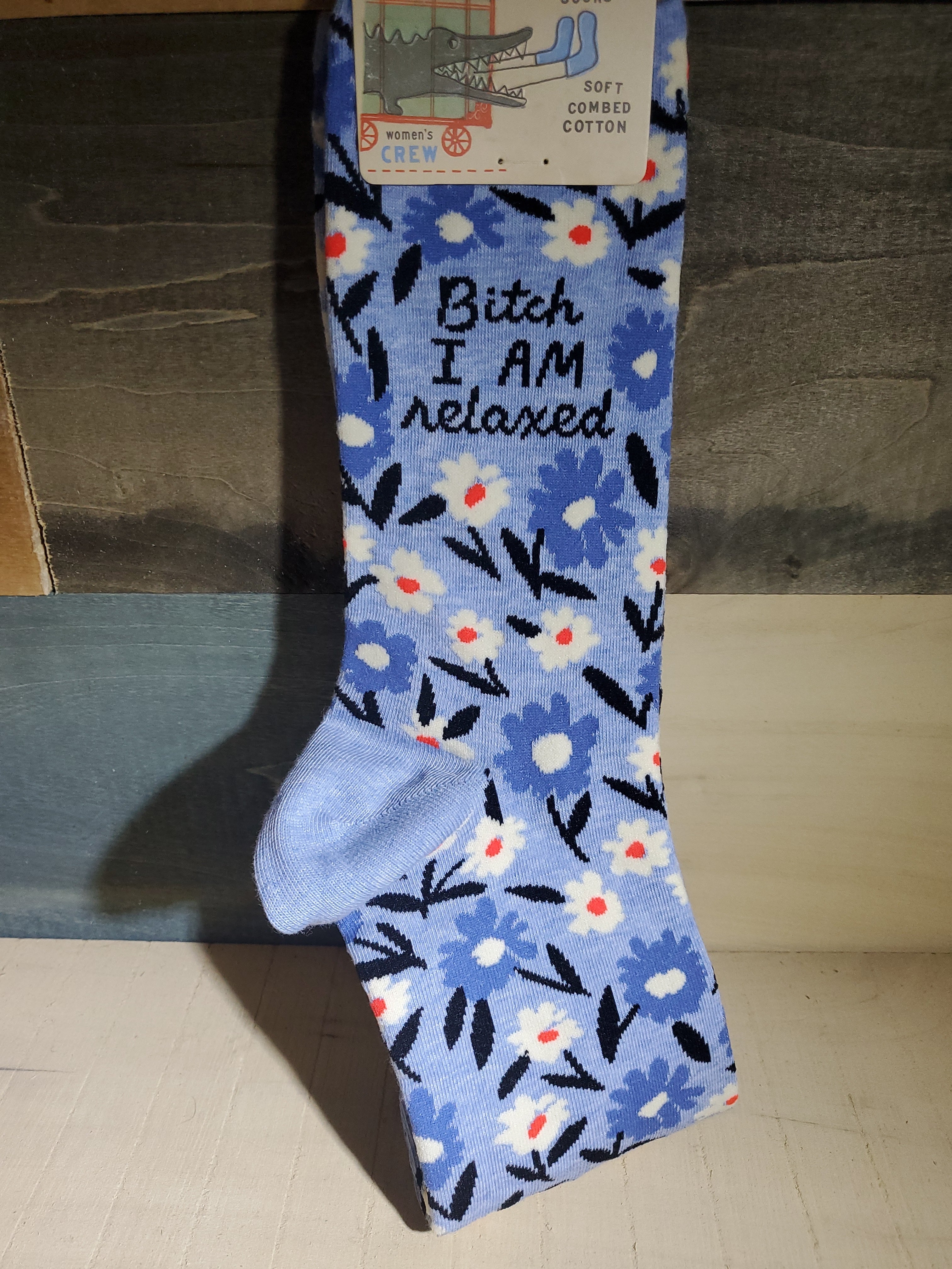 Socks - Bitch I Am Relaxed-hotRAGS.com