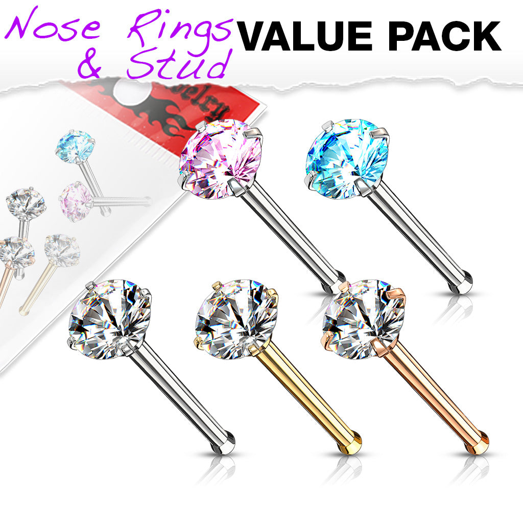 Nose Bone - Value Pack - 5pc-hotRAGS.com