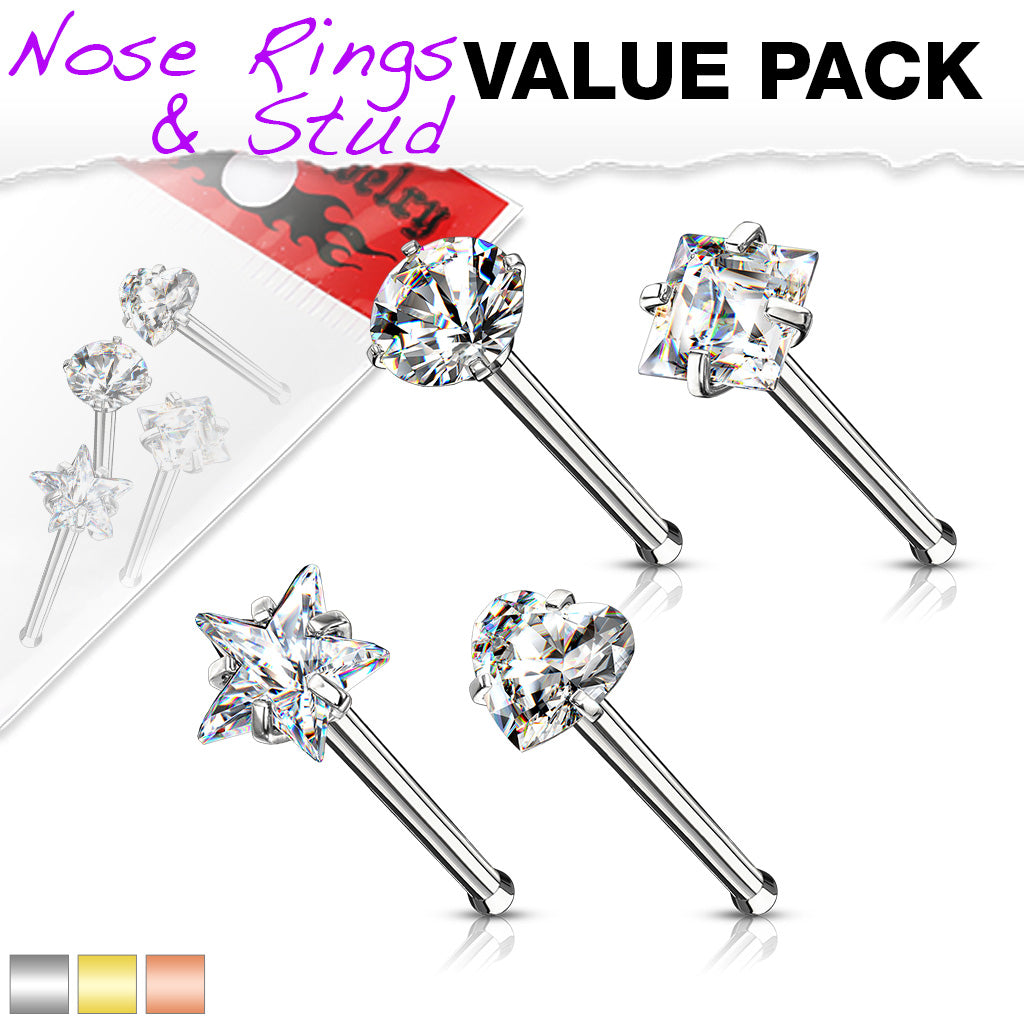 Nose Bone - Value Pack 4pc-hotRAGS.com