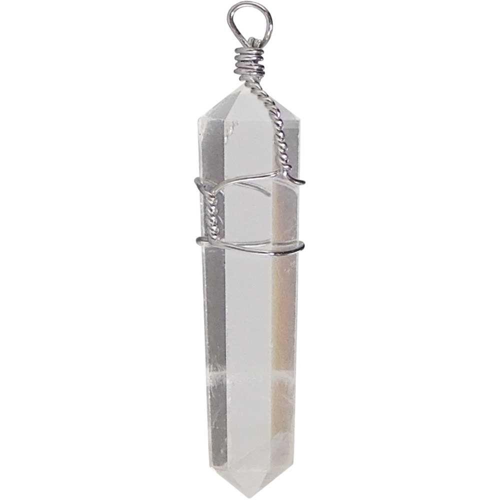 Necklace - Quartz Wire Wrapped-hotRAGS.com