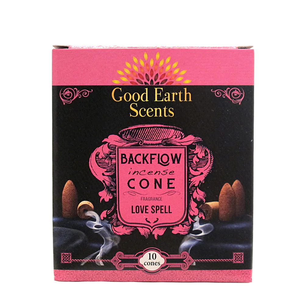 Cones -Good Earth Scents - Love Spell - Backflow Cones-hotRAGS.com