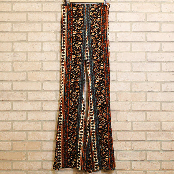 Palazzo Pants - Black Blue Rust-hotRAGS.com