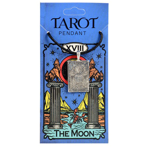 Necklace - Tarot Moon Pendant-hotRAGS.com