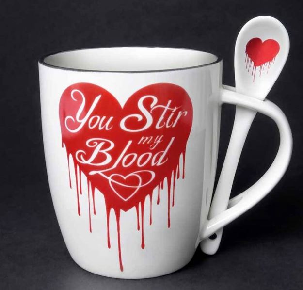 You Stir My Blood Mug And Spoon Set-hotRAGS.com