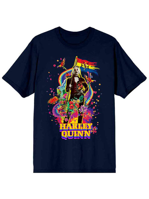T Shirt Harley Quinn Navy-hotRAGS.com