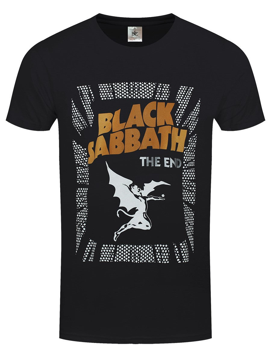 Black Sabbath T Shirt The End Demon Band Logo Nuovo Ufficiale Uomo