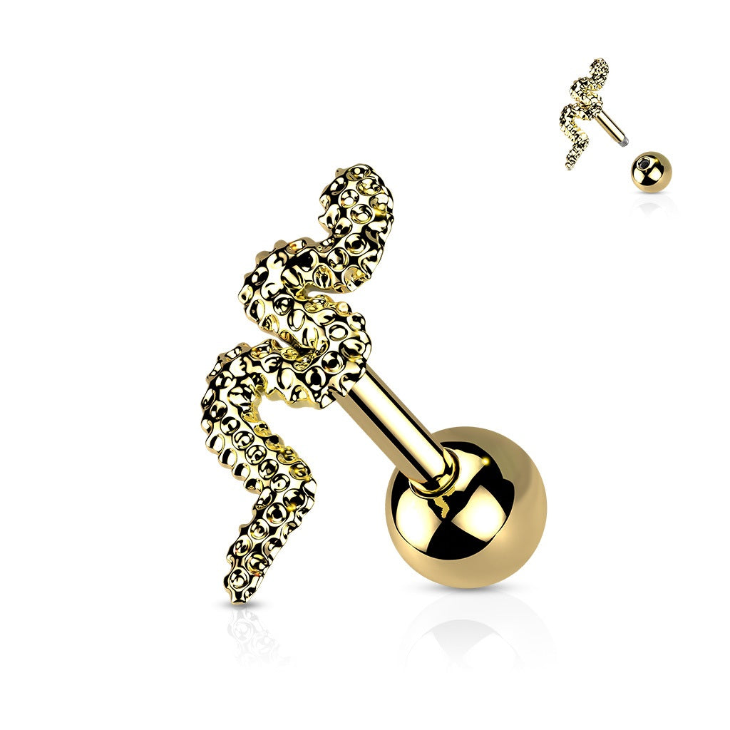 Cartilage - Snake Gold 16g-hotRAGS.com