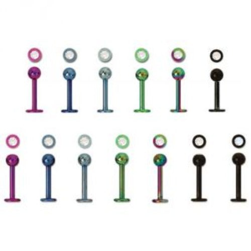 Labret - 16g Titanium Clear-hotRAGS.com