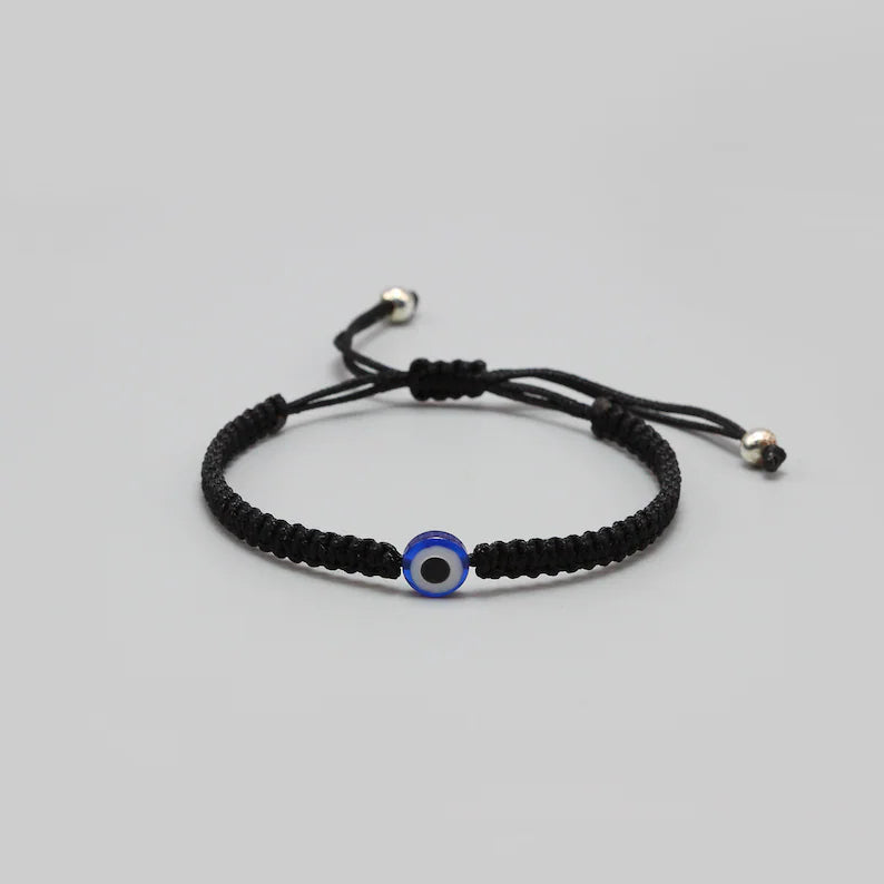 Bracelet - Evil Eye - Black-hotRAGS.com