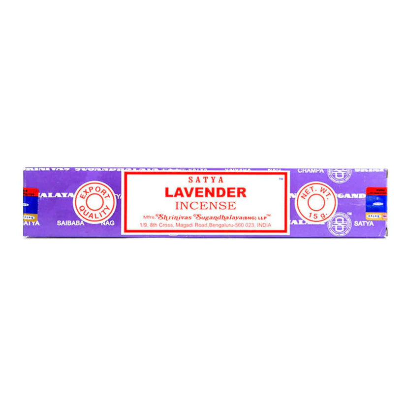 Satya Nag Champa Natural Incense - Lavender 15gram-hotRAGS.com