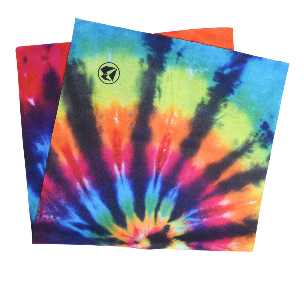 Headband Bandana Black Tie Dye Rainbow-hotRAGS.com