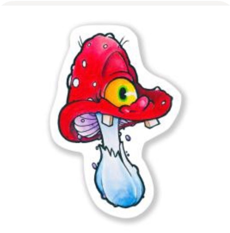 Sticker Mushroom-hotRAGS.com
