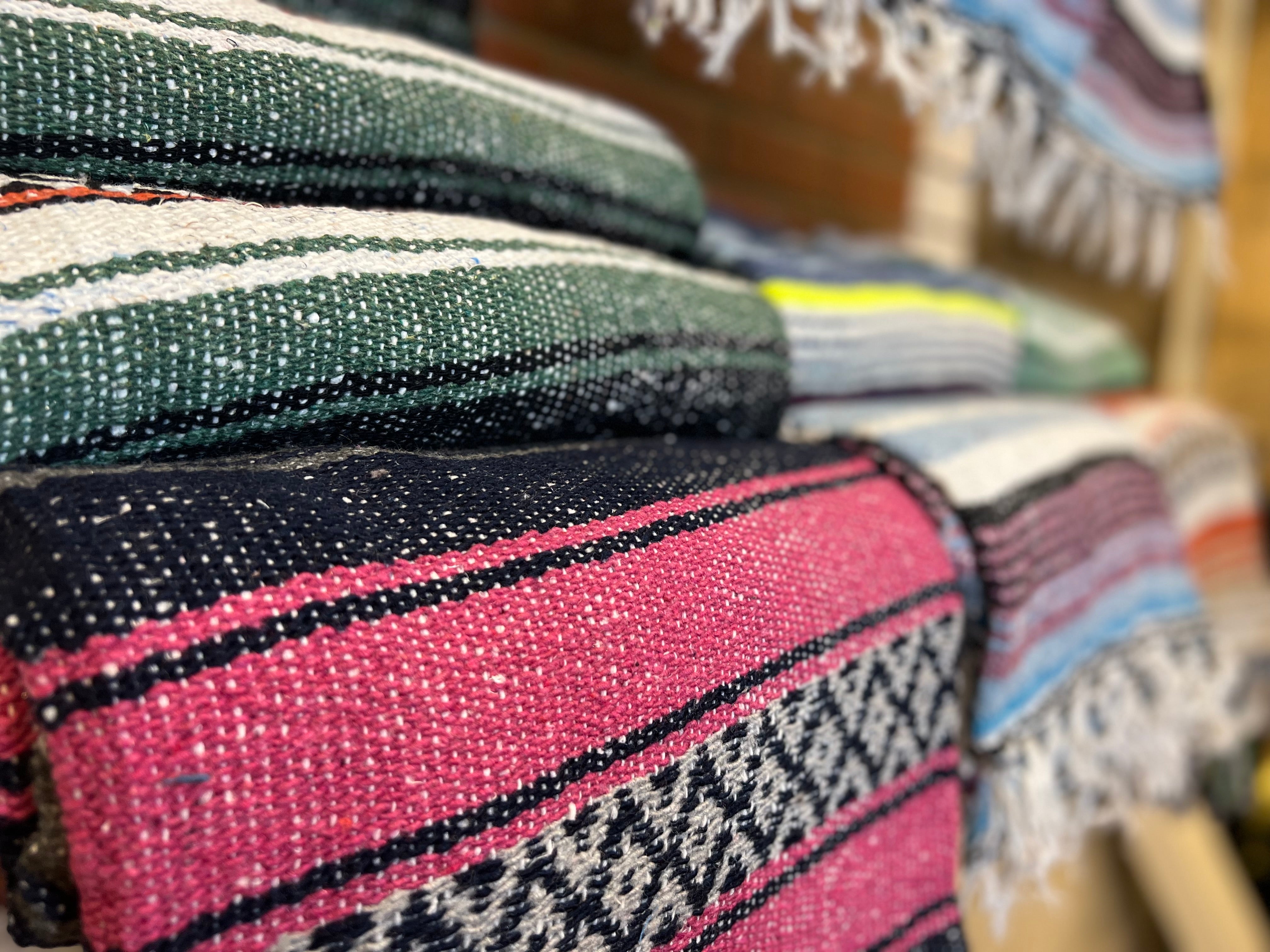 Earthragz Blanket - Baja Stripe - Unique Colors! 5'x7'-hotRAGS.com