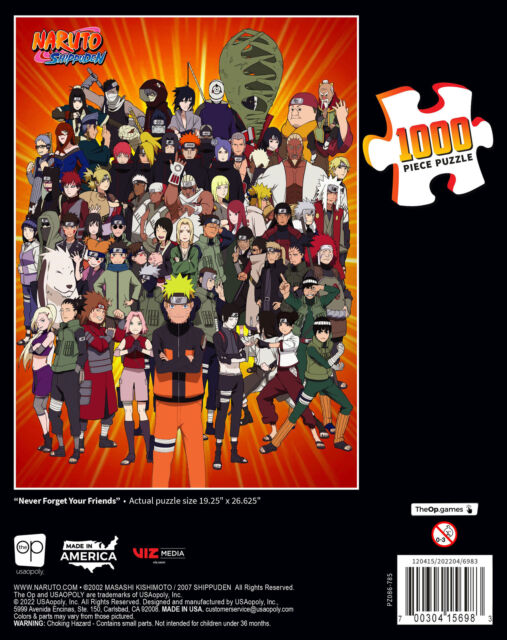 Puzzle Naruto Cast - Never Forget Your Friends - 1000 Pieces-hotRAGS.com