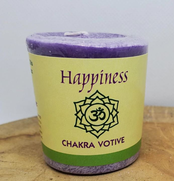 Aloha Bay Chakra Votive Candle, Happiness-hotRAGS.com
