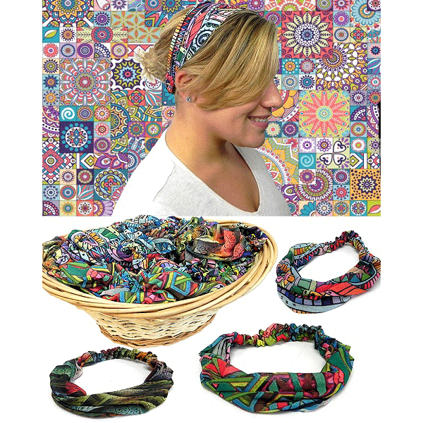 Headband - Boho Mosaic Styles -Unique-hotRAGS.com