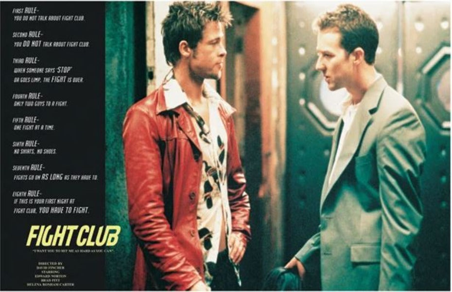 Fight Club Rules Of Fight Club Poster