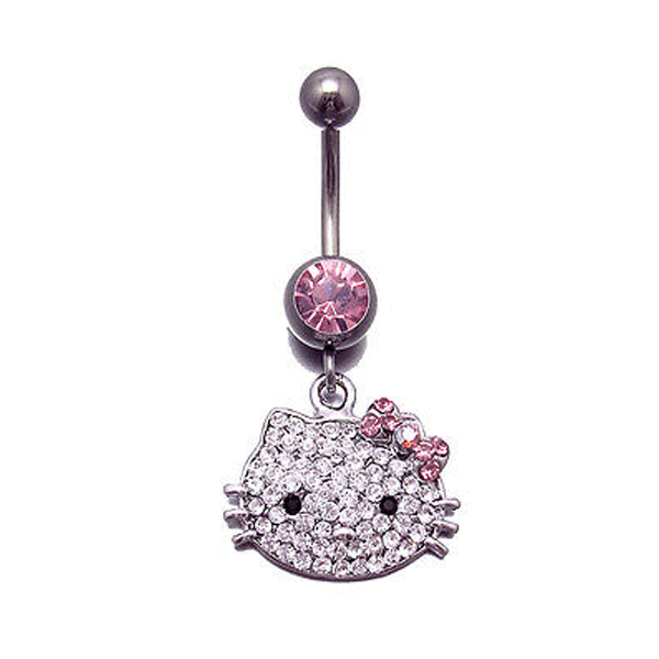 Belly Ring Hello Crystal | hotRAGS.com