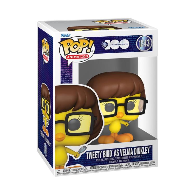 Funko POP! Warner Bros. 100th Anniversary Looney Tunes x Scooby-Doo - Tweety Bird as Velma Dinkley-hotRAGS.com