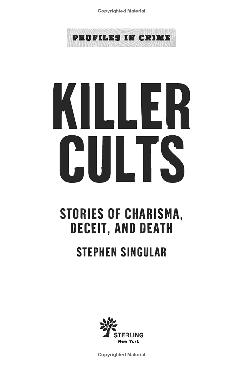 Book - Killer Cults: Stories of Charisma, Deceit, and Death Book-hotRAGS.com