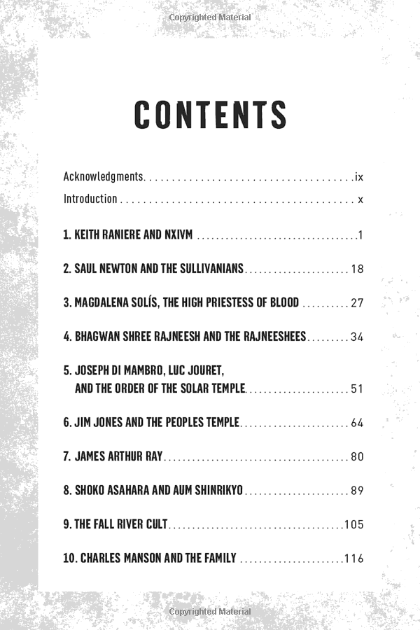 Book - Killer Cults: Stories of Charisma, Deceit, and Death Book-hotRAGS.com