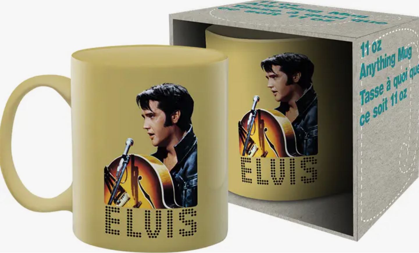 This mug is sure to be the perfect addition to your morning, it will help to make your routine morning coffee even more enjoyable! It is sure to become your favorite morning routine cup in no time, an added bonus to the morning! Elvis '68 11oz Boxed Mug-hotRAGS.com