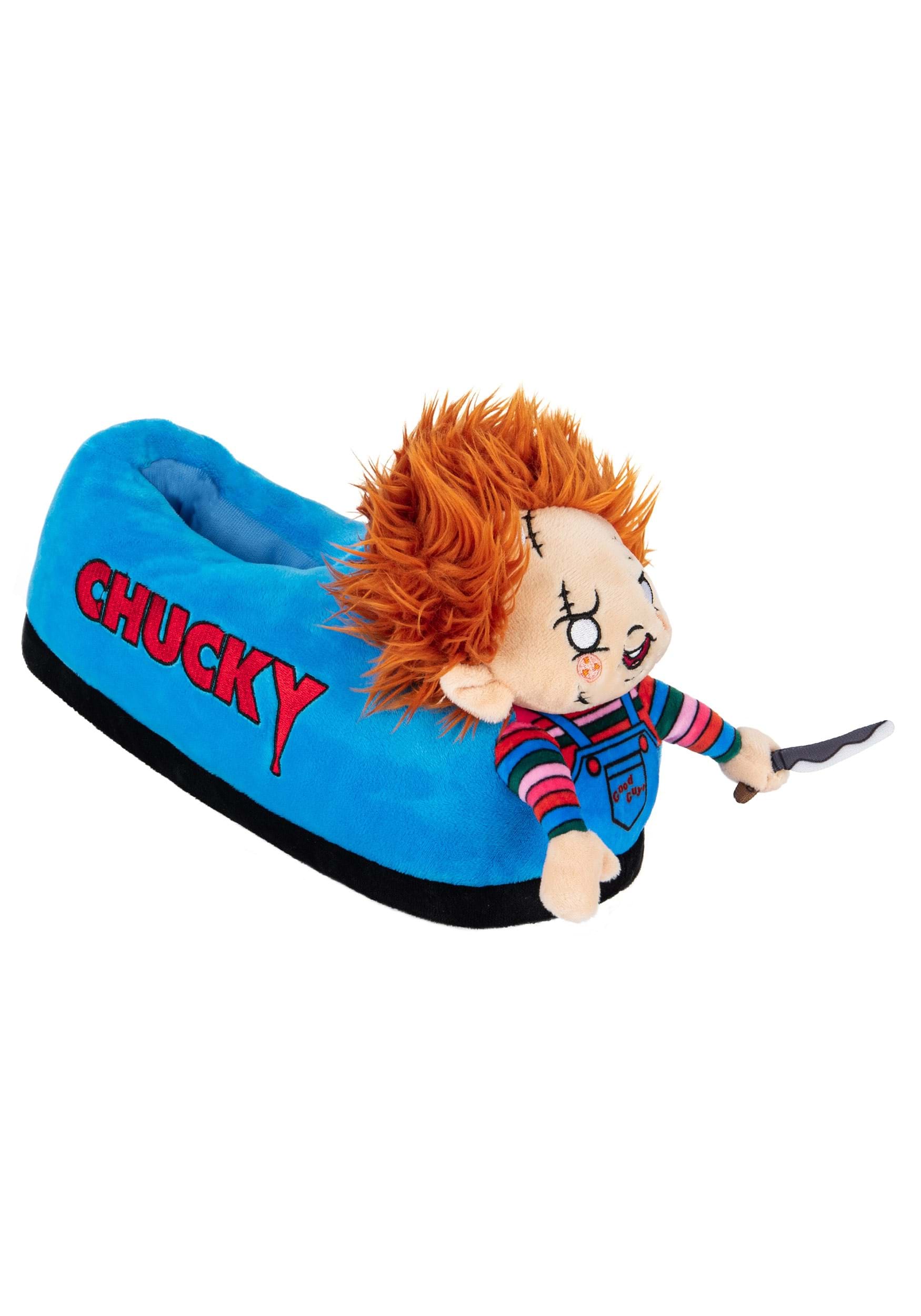Slippers - Chucky 3D Slippers for Adults-hotRAGS.com