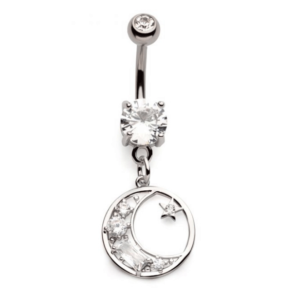 Belly Ring Moon Star-hotRAGS.com