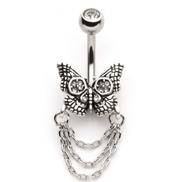 Belly Ring Death Moth-hotRAGS.com