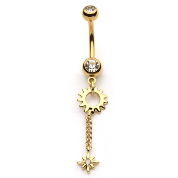 Belly Ring - Sun Star-hotRAGS.com