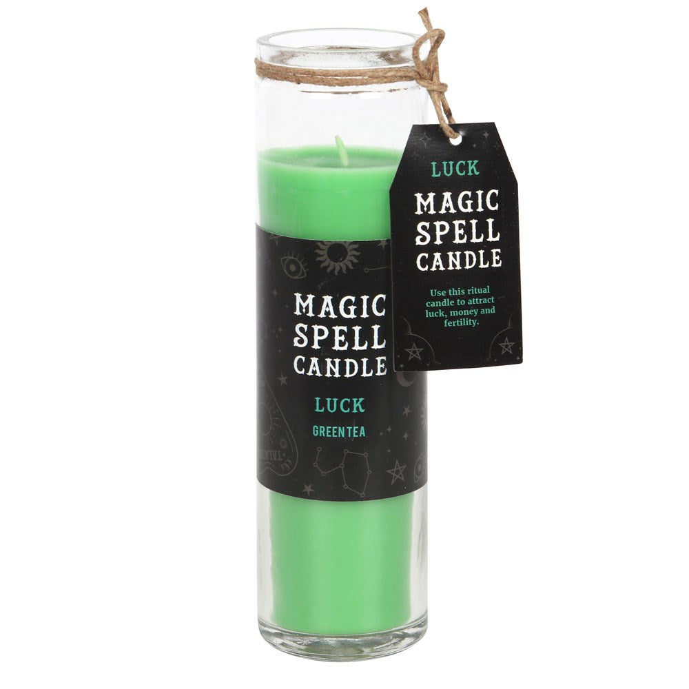 Candle Magic Spell Luck Green-hotRAGS.com