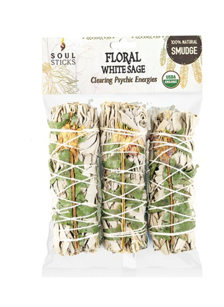 Sage Peaceful 4" Pack Of 3-hotRAGS.com