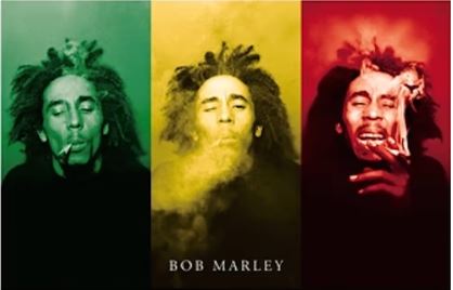 Poster Marley Triple Smoke-hotRAGS.com